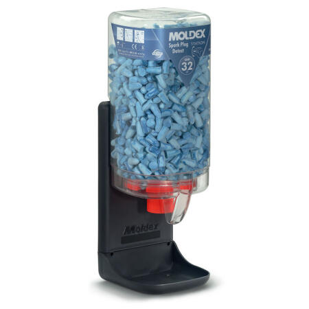 Moldex 7859 Spark Detectable Large Ear Plugs Dispenser Clear