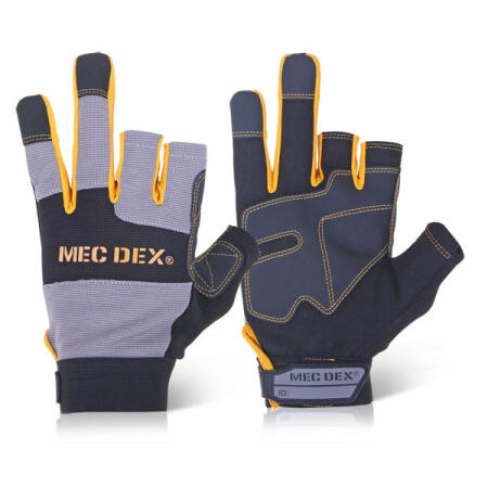 Mecdex Work Passion Tool Mechanics Gloves Grey / Gold