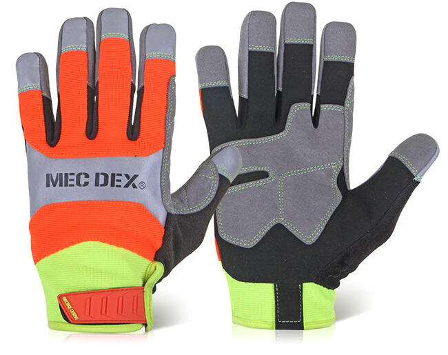 Functional Plus Impact Mechanics Glove Orange / Saturn Yellow
