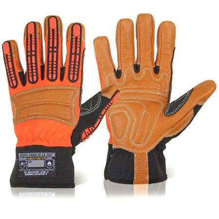 Mecdex Rough Handler C5 360 Mechanics Gloves Orange