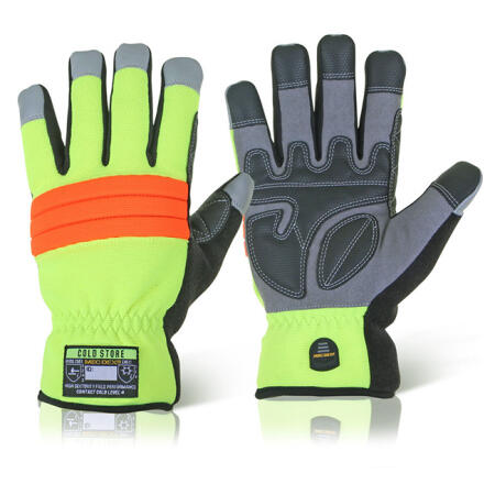 Mecdex Cold Store Mechanics Gloves Saturn Yellow