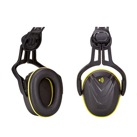 Msa V-Gard Helmet Mounted Ear Defenders Snr32 Yellow