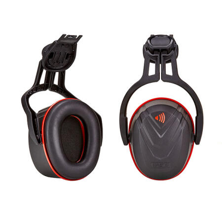 Msa V-Gard Helmet Mounted Ear Defenders Snr36 Red