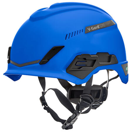 Msa V-Gard H1 Tri-Vented Safety Helmet Blue