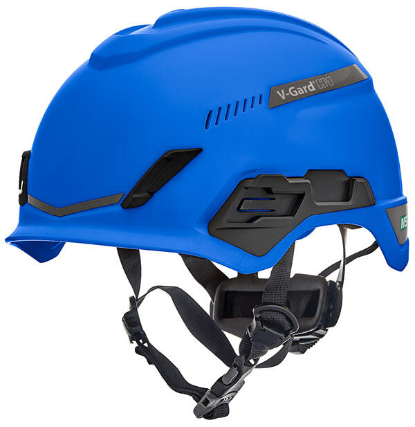 Msa V-Gard H1 Tri-Vented Safety Helmet Blue