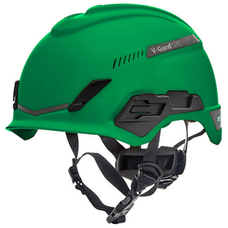 Msa V-Gard H1 Tri-Vented Safety Helmet Green