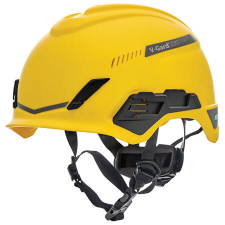 Msa V-Gard H1 Tri-Vented Safety Helmet Yellow
