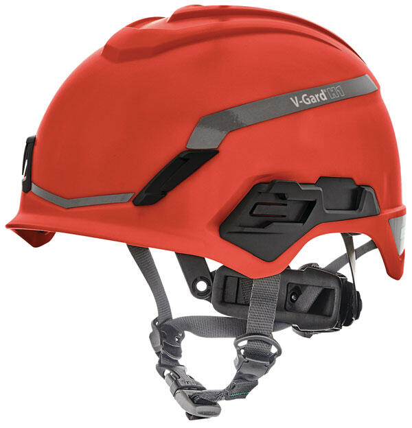 Msa V-Gard H1 Non Vented Safety Helmet Red