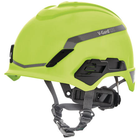 Msa V-Gard H1 Non Vented Safety Helmet Lime Green