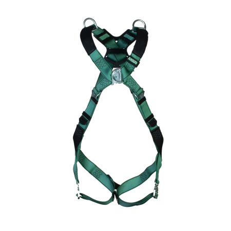 Msa Xl V-Form Back/Chest/Shoulder D-Ring Bayonet Harness  Green
