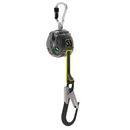 Msa V-Tec 3 Meter Personal Fall Limiter With S-Hook And Tl Carabiner Chrome