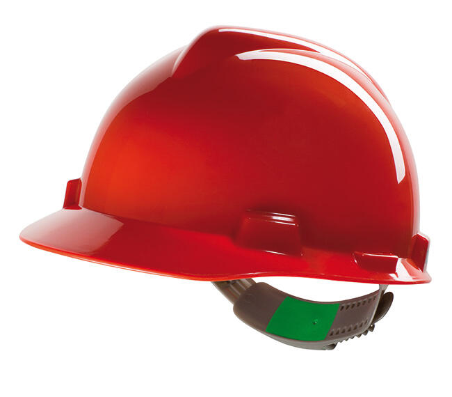 Msa V-Gard Safety Helmet Red