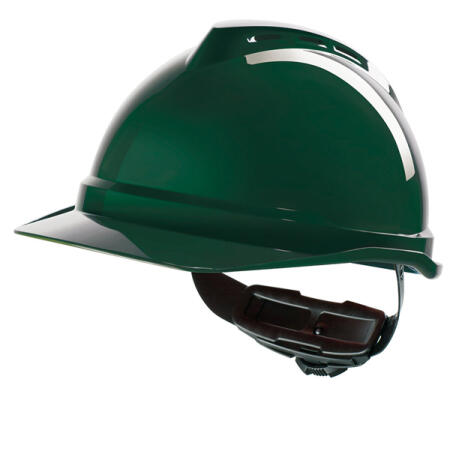 Msa V-Gard 500 Vented Safety Helmet Green