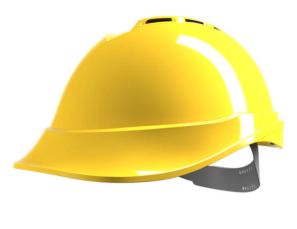 Msa V-Gard 200 Vented Safety Helmet Yellow