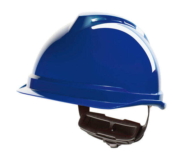 Msa V-Gard 520 Peakless Safety Helmet Blue