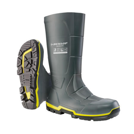 Dunlop Acifort Metguard Full Safety Wellington Boots Grey