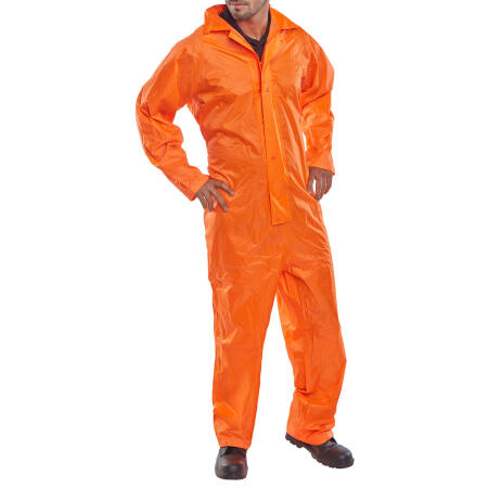Beeswift Nylon Coverall Orange