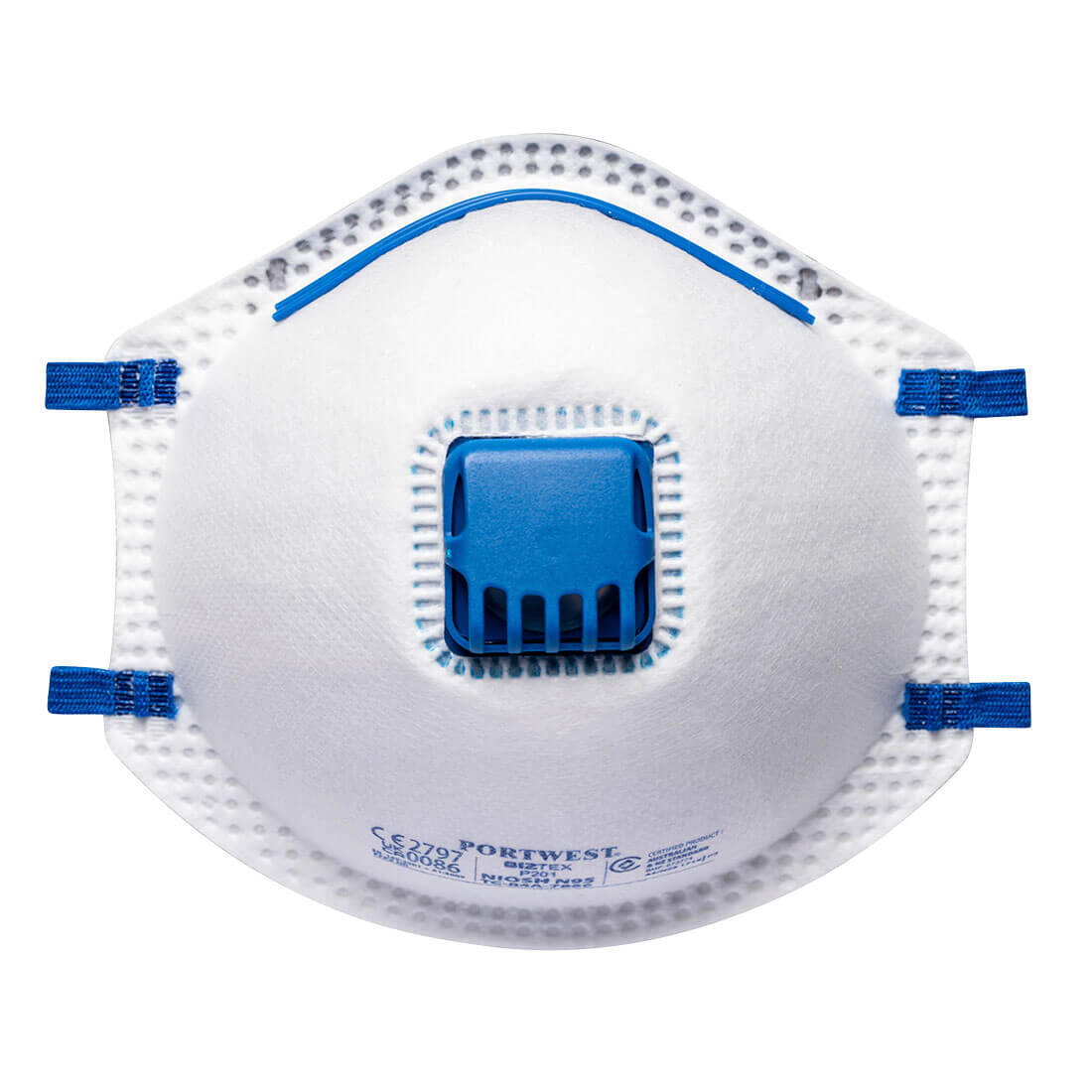 P201 FFP2 Valved Respirator (Pk10) White