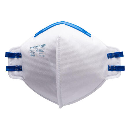 P250 FFP2 Fold Flat Respirator (Pk20) White