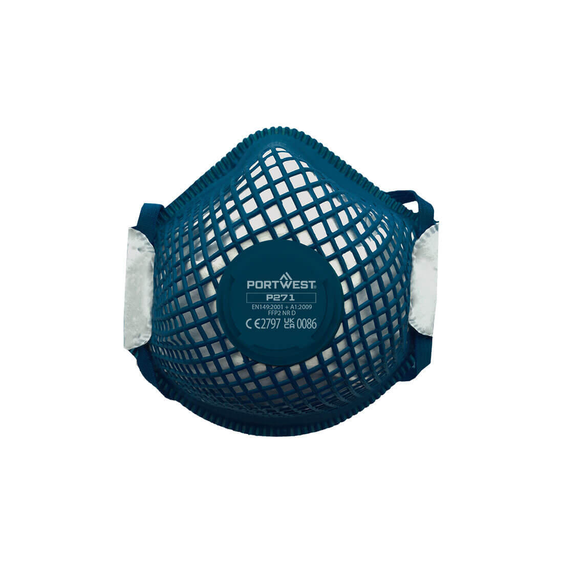 P271 ERGONET FFP2 Valved Dolomite Respirator (Pk10) White