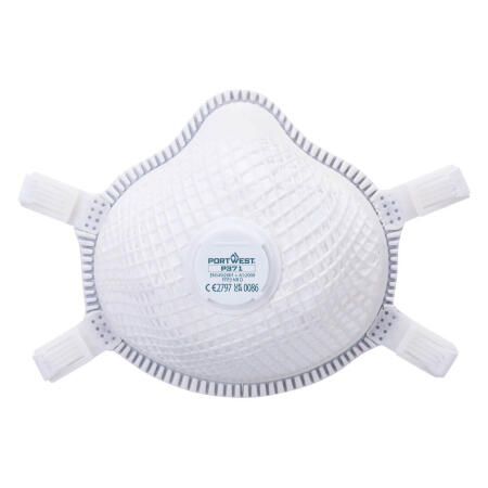 P371 ERGONET FFP3 Valved Dolomite Respirator (Pk5) White