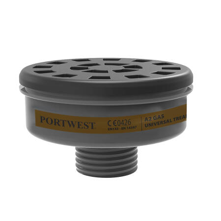 P906 A2 Gas Filter Universal Thread (Pk6) Black