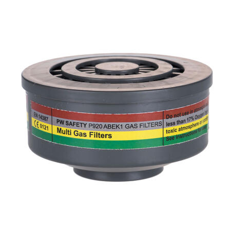 P920 ABEK1 Gas Filter Special Thread Connection (Pk4) Grey