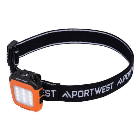 PA74 USB Rechargeable Multi-function LED Cap Light Orange/Black