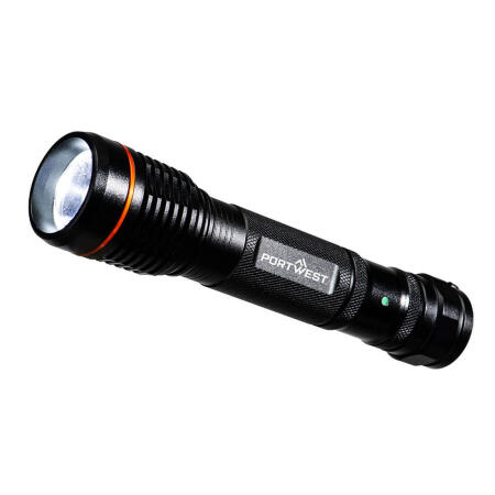 PA75 USB Rechargeable Torch Black