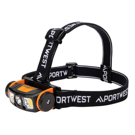 PA76 LED motion sensor USB head light Black/Orange