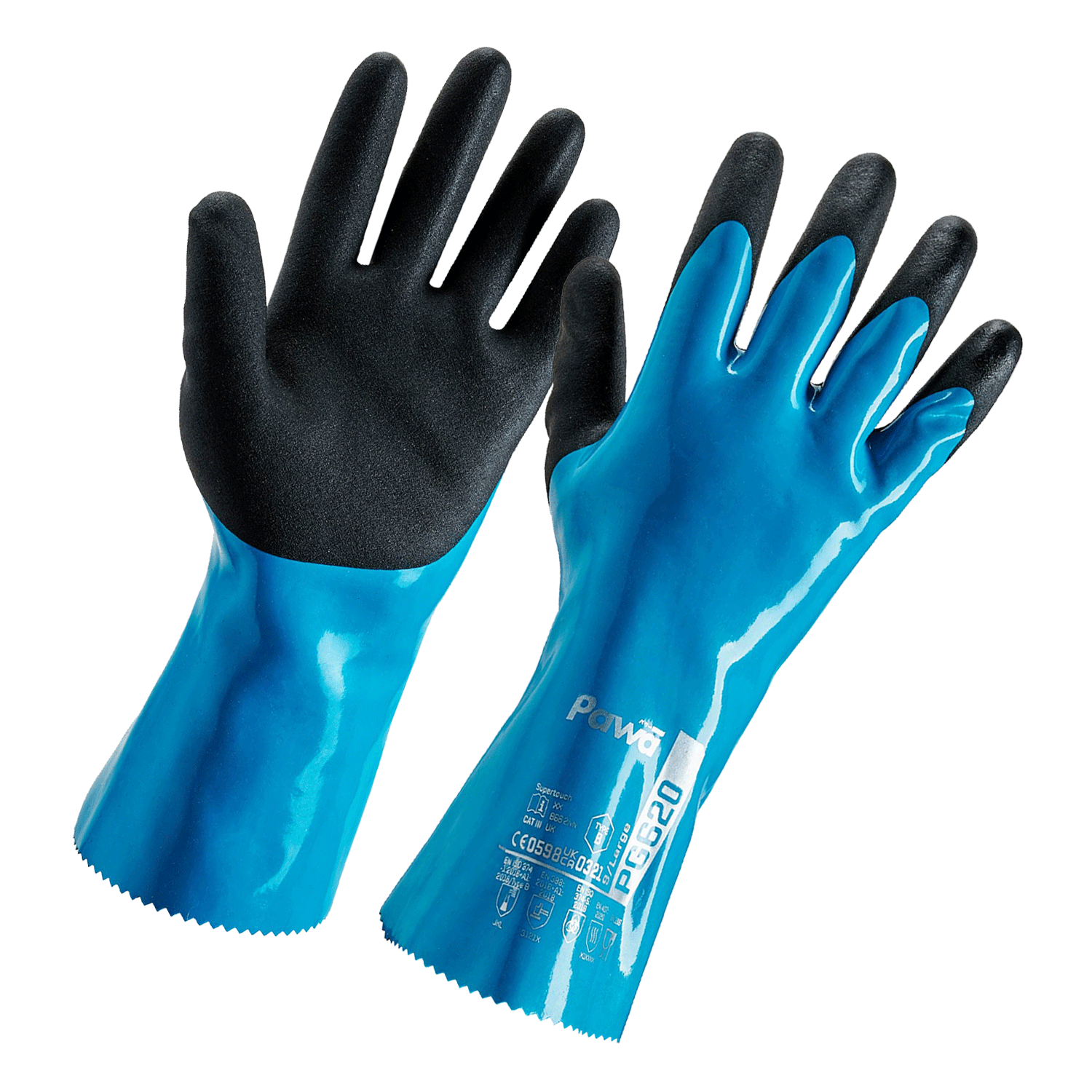 Pawa Teal Pawa PG620 Type B Chemical Resistant Gauntlet