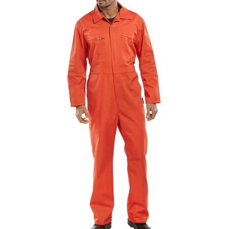 Beeswift Heavyweight Boilersuit Orange
