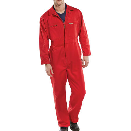 Beeswift Heavyweight Boilersuit Red