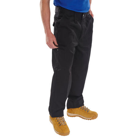 Beeswift Heavyweight Drivers Trousers Black