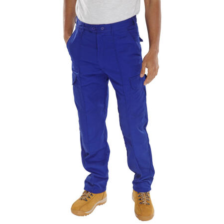 Beeswift Super Drivers Trousers Royal Blue