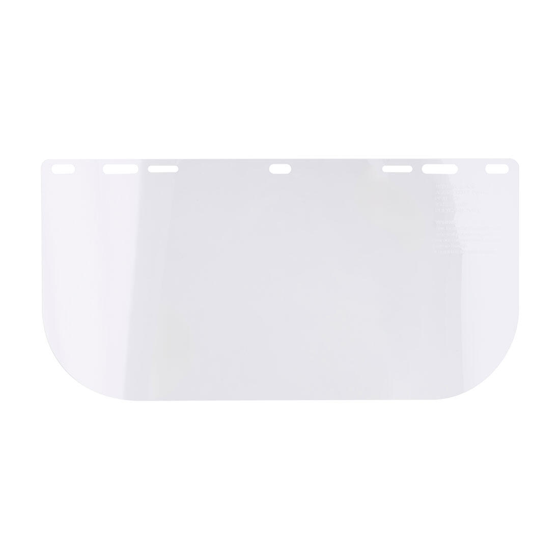 PF35 PC Visor Flat Clear (PK 5) Clear