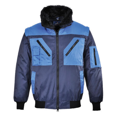 PJ20 Two Tone Pilot Jacket Navy