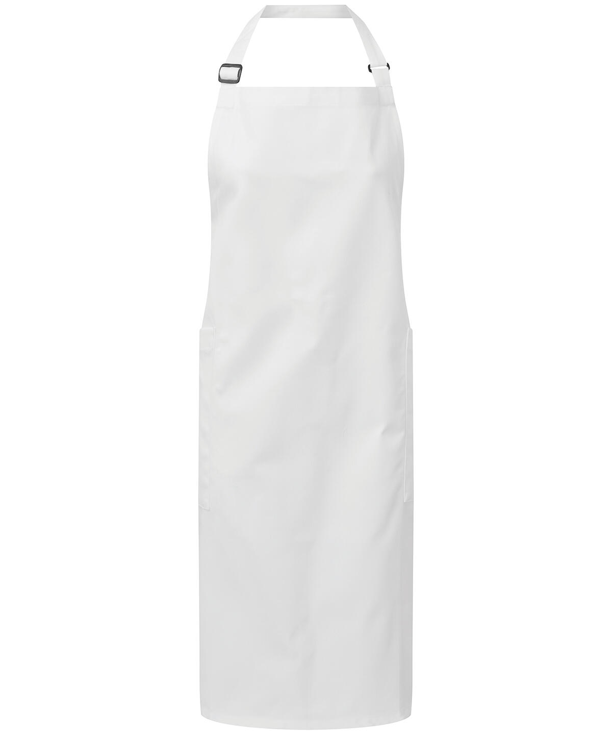 Premier PR120 Recycled Polyester & Organic Cotton Apron White