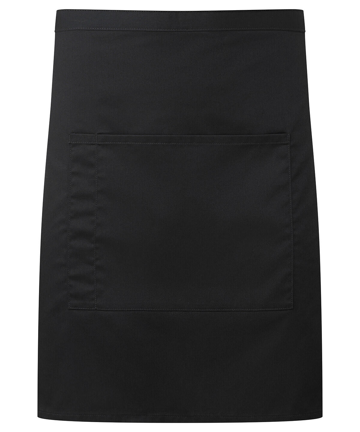 Premier PR141 ‘Colours collection’ mid-length pocket apron Black