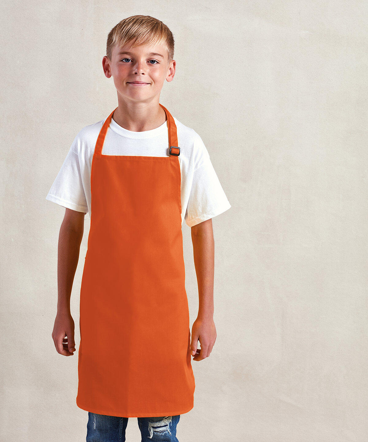 PR149 Kids bib apron Black - Image 2