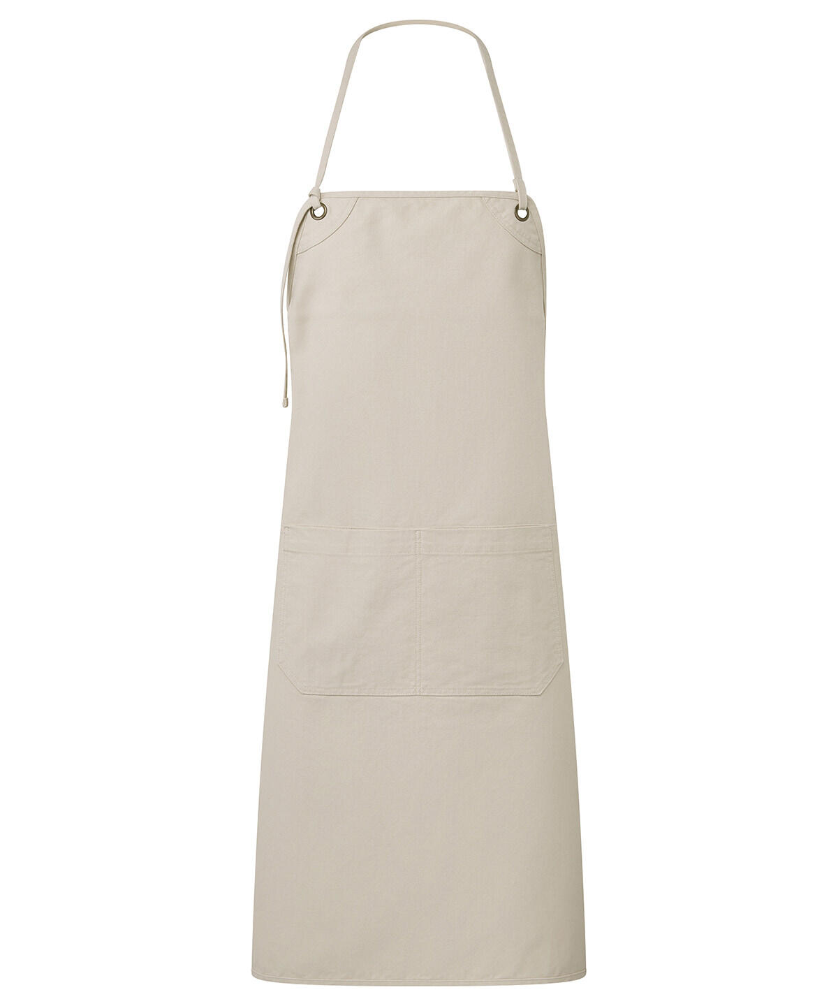 Premier PR181 ‘Artisan’s choice’ double-pocket canvas apron Neutral