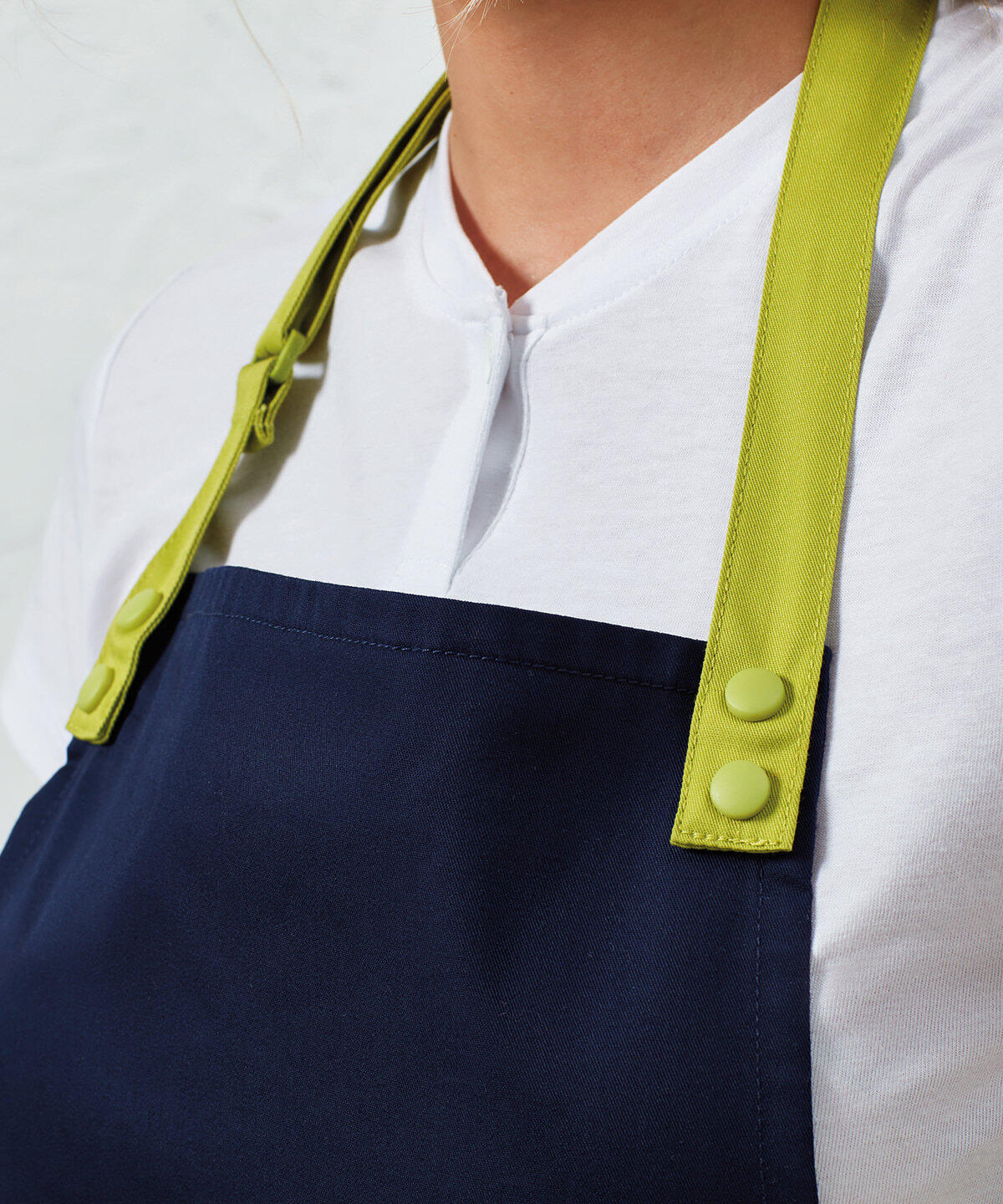 PR191 ‘Swap & Pop’ Customisable Apron – Straps Red - Image 2