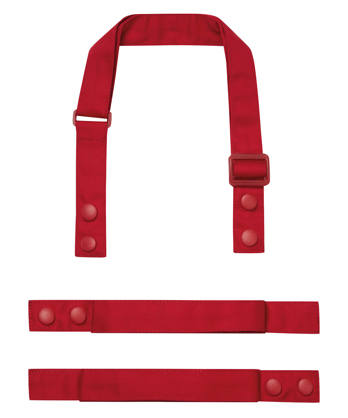 Premier PR191 ‘Swap & Pop’ Customisable Apron – Straps Red