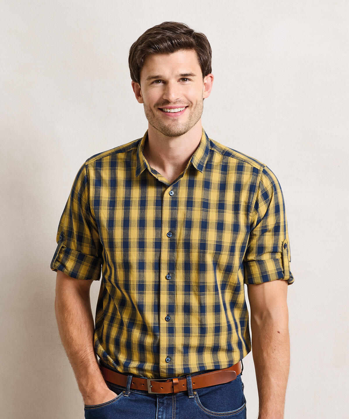 PR250 Mulligan check cotton long sleeve shirt Pattern - Image 2