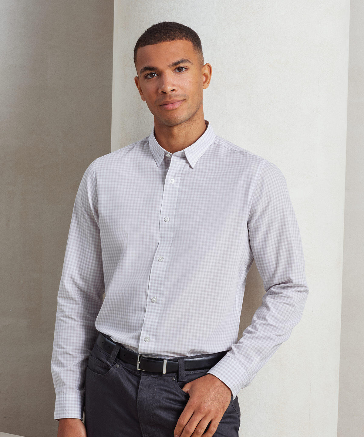 PR252 Maxton check long sleeve shirt Pattern - Image 2