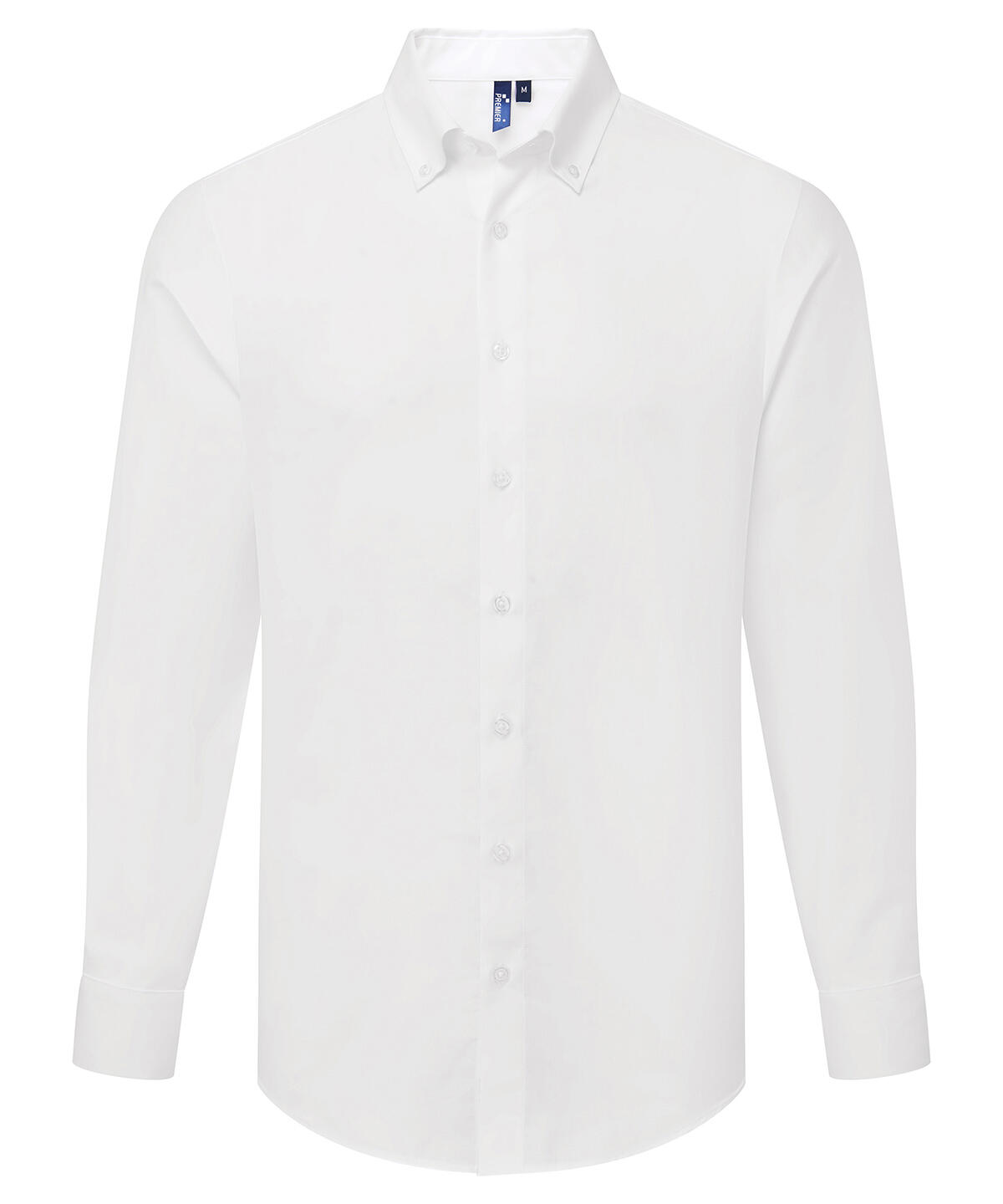Premier PR284 ‘Supreme’ Oxford long sleeve shirt White