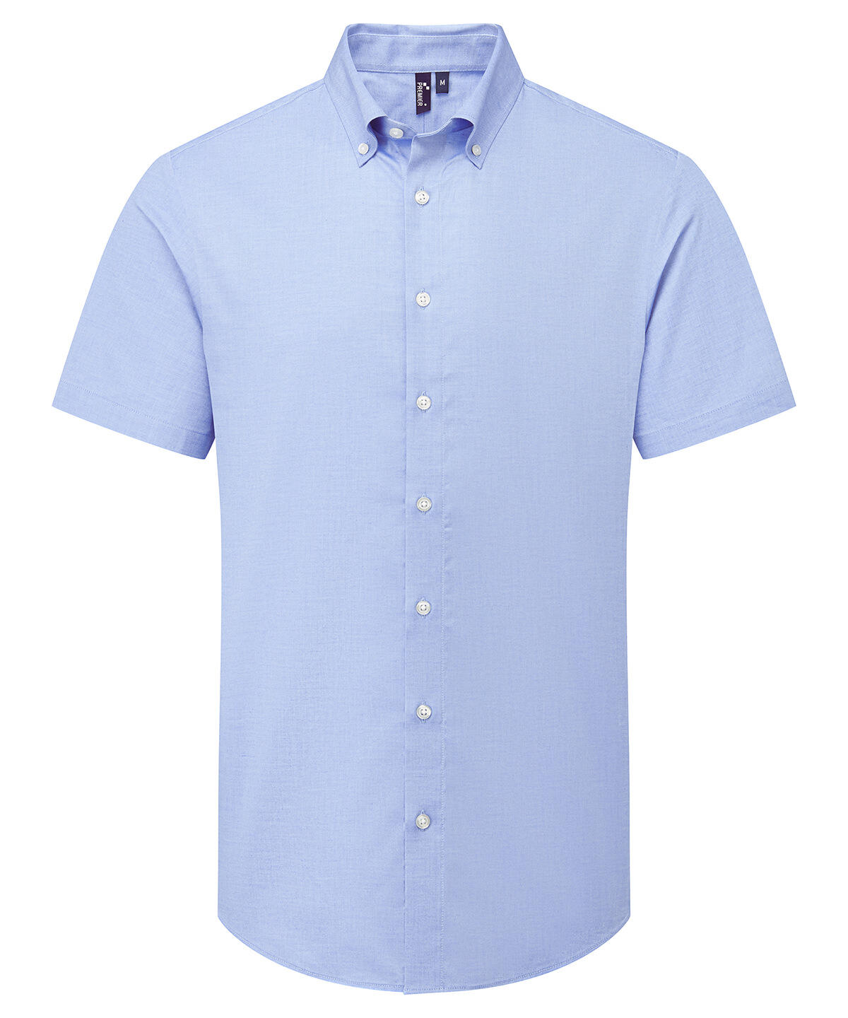 Premier PR286 ‘Supreme’ Oxford short sleeve shirt Blue