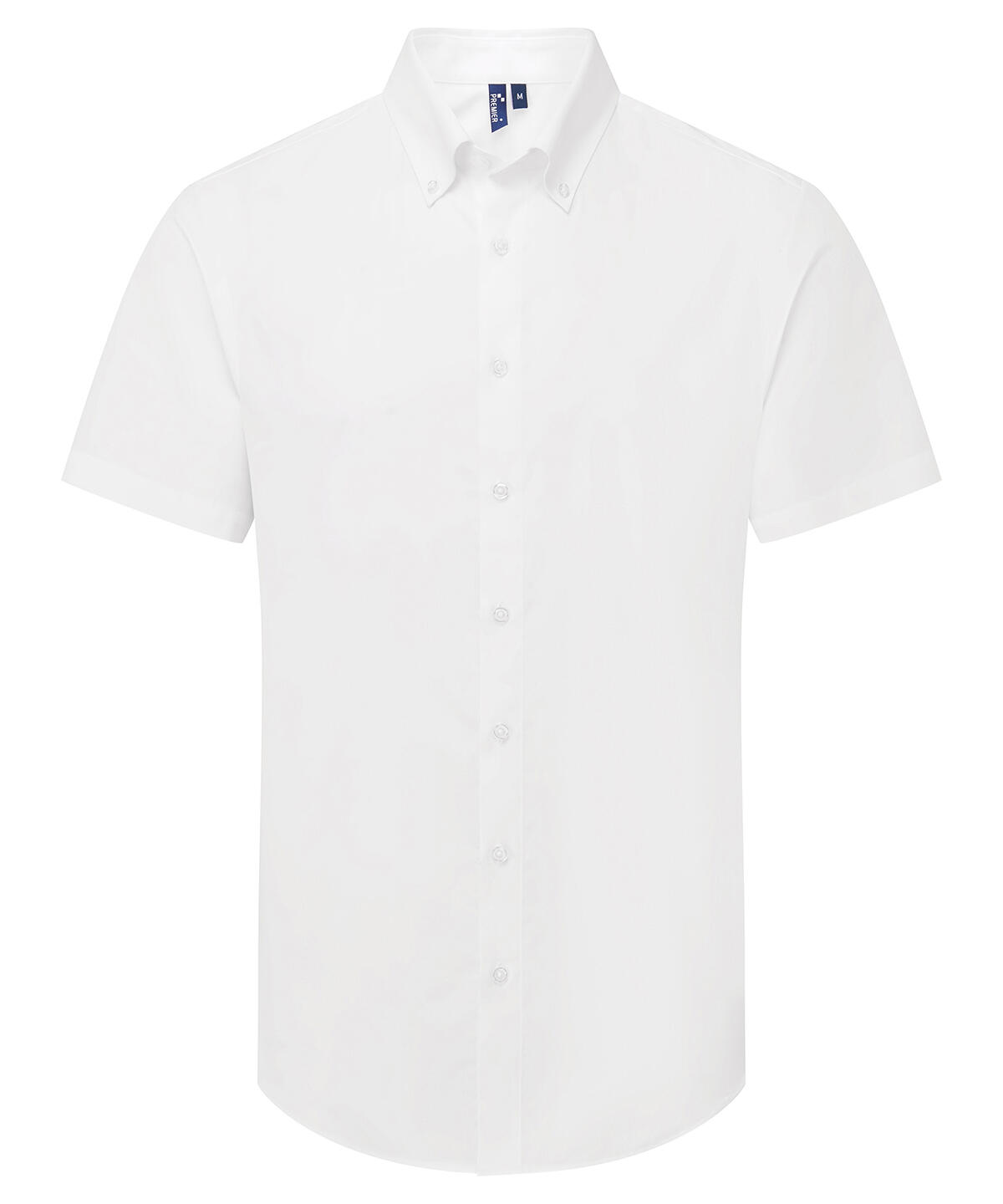 Premier PR286 ‘Supreme’ Oxford short sleeve shirt White