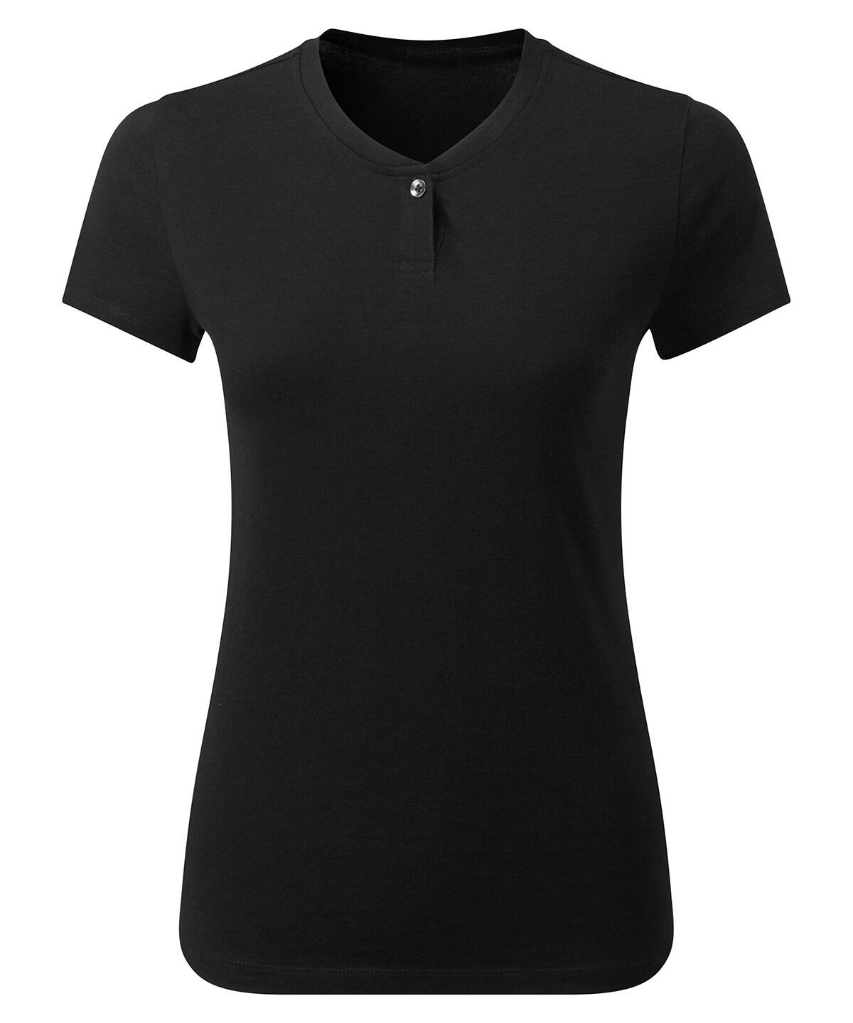 Premier PR319 Women’s Cotton Rich‘Comis’ Tee Black