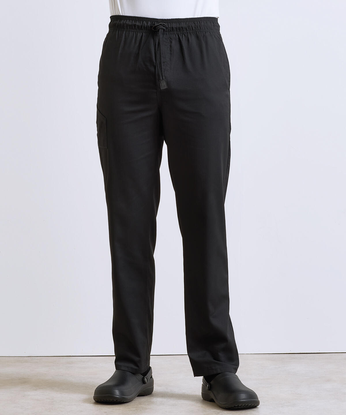 PR554 Chef's select slim leg trousers Black - Image 2
